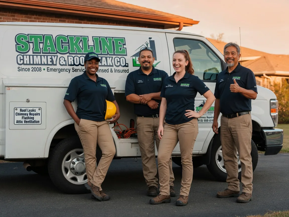 Chimney flashing repair company in Biscoe, NC